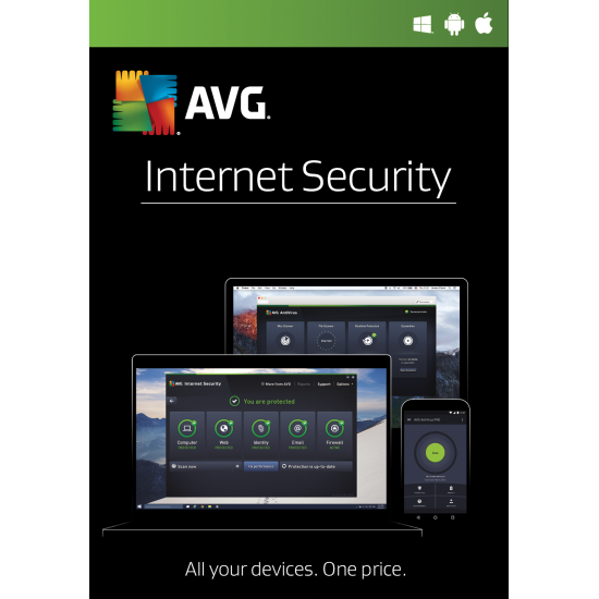 AVG Internet Security 10 Devices Licenta Electronica