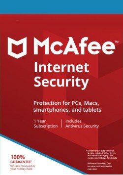 McAfee Internet Security, 1 PCs, 1 Year