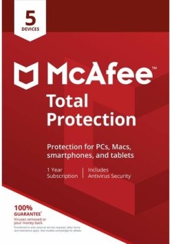 McAfee Total Protection, 10 Devices, 1 Year, Licenta Electronica