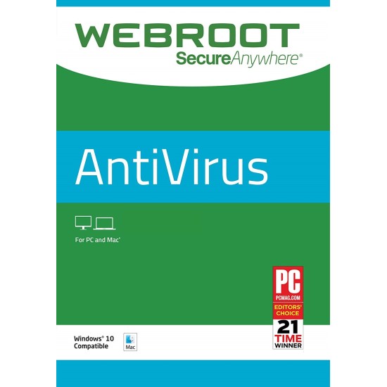 Webroot SecureAnyware AntiVirus 1 Device Licenta Electronica