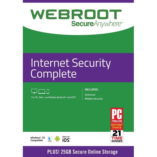 Webroot SecureAnyware Internet Security Complete 1 Device Licenta Electronica