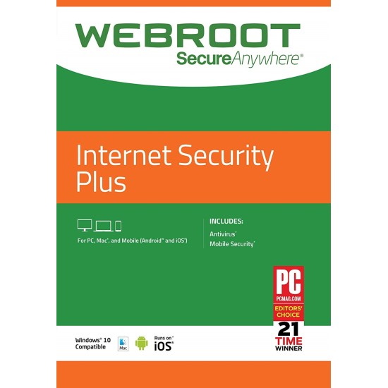 Webroot SecureAnyware Internet Security Plus 1 Device Licenta Electronica